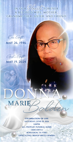 Donna Marie Bolden 1946 – 2024